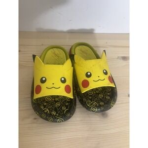 Pokemon Pikachu Kids Slides Boys Size 1 Sandal Slides Cartoon Character FF7‎